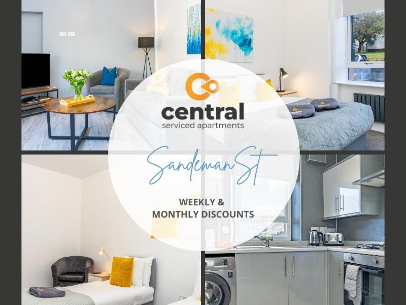 Central Serviced Apartments - 2 Bedroom - Free Street Parking - Fast Wifi - Smart Tvs In All Rooms - Ground Level - Family Neighbourhood - 3 X Double Beds - Heating 24-7 - Trade Stays - Weekly & Monthly Offers Dundee Eksteriør bilde